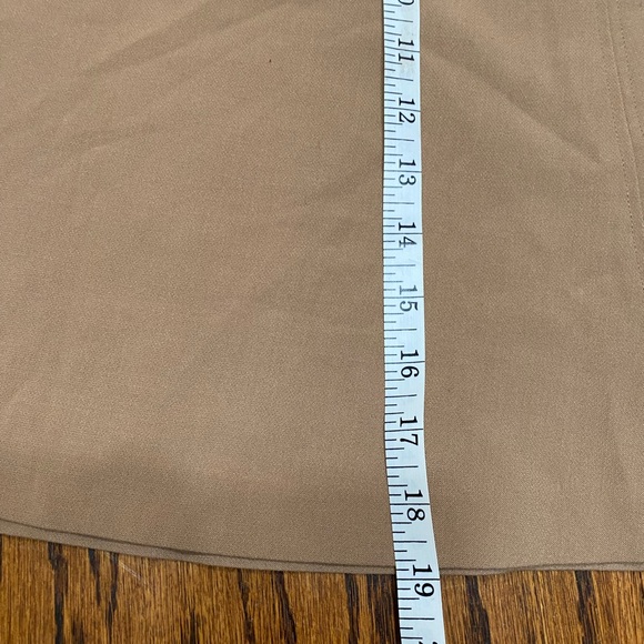 Loft Womens 8 Brown Soft Flare Skirt Lined - Picture 9 of 9